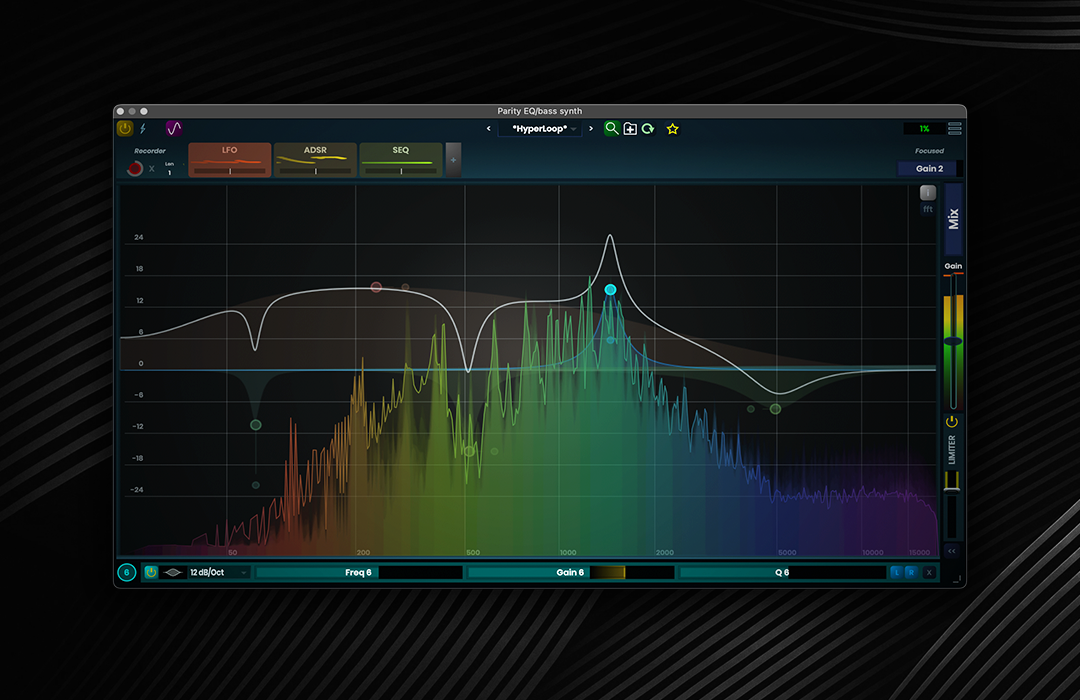 Stagecraft Software presents Parity EQ, a highly automatable EQ